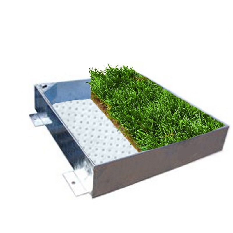C23 GrassTop Recessed Manhole Cover,600x600x100mm